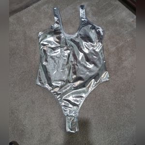Silver Bathing Suit